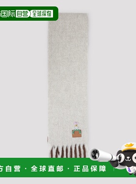 LOEWE 女士围巾 FSA7SS1W011225 SS2026 白色 23X176 Scarf