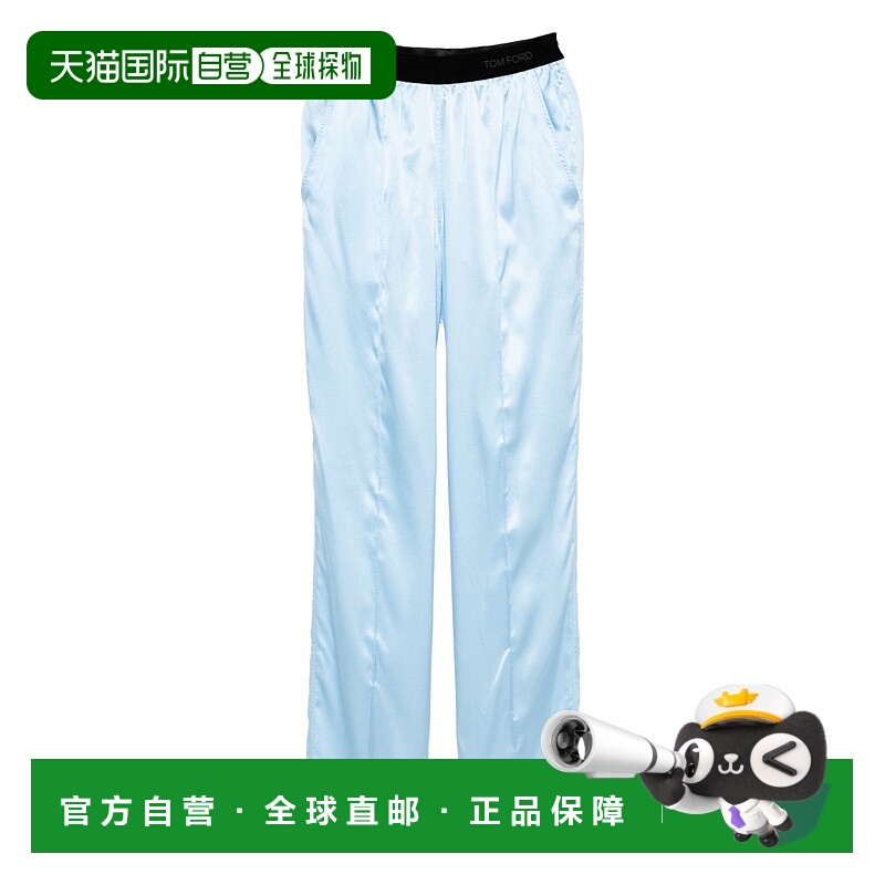 1h可退 潮奢 Tom Ford 汤姆 福特 女士 Clear 蓝色裤子 PAW683FAX