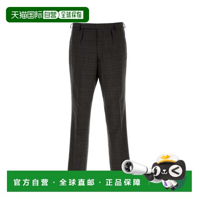 PRADA 男士休闲裤 UP0381SOOO18VAF0244 SS2026黑色 直筒裤