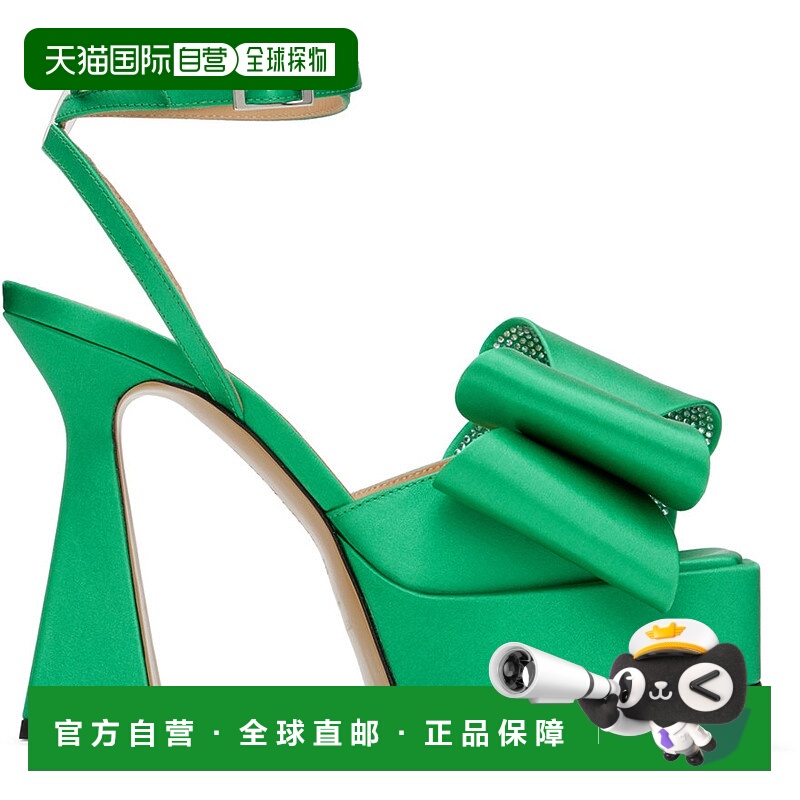 1h可退 潮奢 MACH & MACH 女士 绿色 Le Cadeau 140 Platform 凉