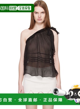 1h可退 潮奢 ISABEL MARANT 女士 黑色 Loeva 上装 HT0777FAD1J08