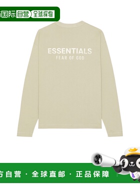 1h可退 潮奢 essentials fear of god 男士 合身长袖T恤 125SP254
