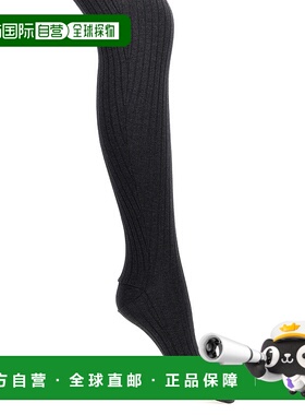 PRADA 女士袜子 66575SHAO16SUF0480 SS2025 黑色 Ribbed tights