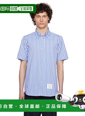 1h可退 潮奢 Thom Browne 汤姆 布朗 男士 海军蓝 & 白色 Straigh