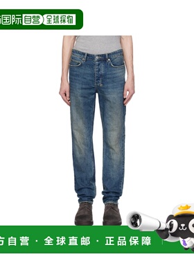 KSUBI 男士牛仔裤 MPS25DJ016DENIM SS2025 蓝色 腰带环牛仔裤