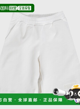 FENDI 男童短裤 JMF5035V0F0TU9 SS2025 白色 松紧腰短裤