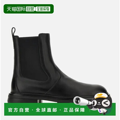 HOGAN 男士靴子 HXM6730FM60KXTB999B999 AW2025切尔西靴男靴