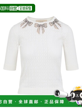 VALENTINO 女士T恤 7B3KC66C9EGA03AVORIO AW2025