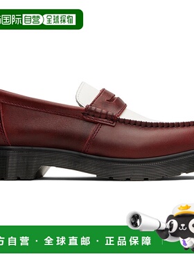 1h可退 潮奢 Dr. Martens 马丁大夫 男士 酒红色 & 白色 Penton T