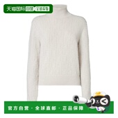 高领毛衣长袖 FENDI AW2025 灰色 女士针织衫 FZXE09AYM0F16A8