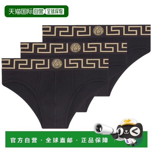 VERSACE 男士泳装 AU10327A232741A80G SS2024 黑色