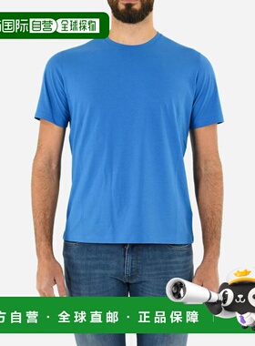 HERNO 男士T恤 JG000166U520059012 AW2024 宝蓝色