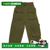 DSQUARED2 绿色 AW2023 女童长裤 DQ1914KD0093DQ563