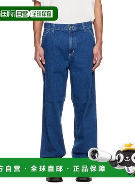 1h可退 潮奢 CARHARTT WIP 男士 蓝色 Simple Pant 牛仔裤 I02294