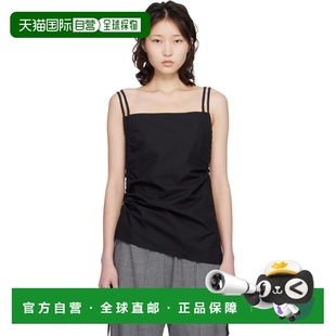 1h可退 潮奢 Baserange 女士 黑色 Pictorial Strap 吊带背心 TSP