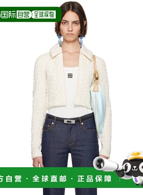 1h可退 潮奢 Tory Burch 托里 伯奇 女士 白色 Cropped Wool Silk