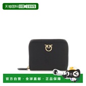 女士钱包 Logo 100249A0F1Z99Q PINKO AW2024 黑色 plaque leathe