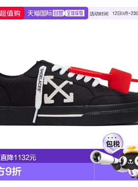 1h可退 潮奢 off-white 女士 黑色 Vulcanized Low 运动鞋 OWIA28