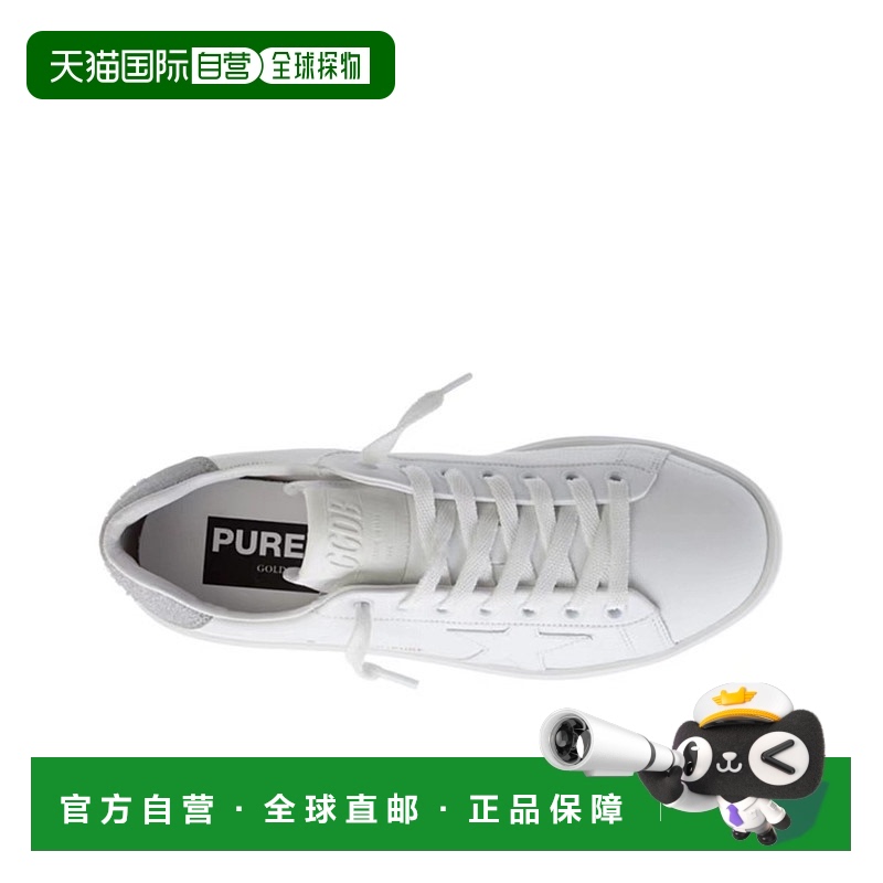 GOLDEN GOOSE 女士白色低帮圆头休闲鞋 圆头低帮休闲鞋板鞋