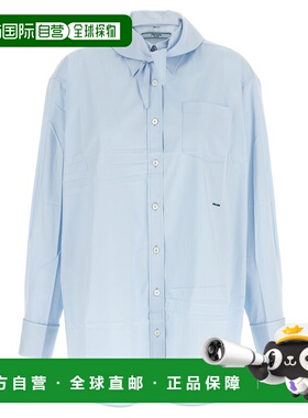 PRADA 女士衬衫 P470JRSOOO1XV2F0M10 AW2026 浅蓝色