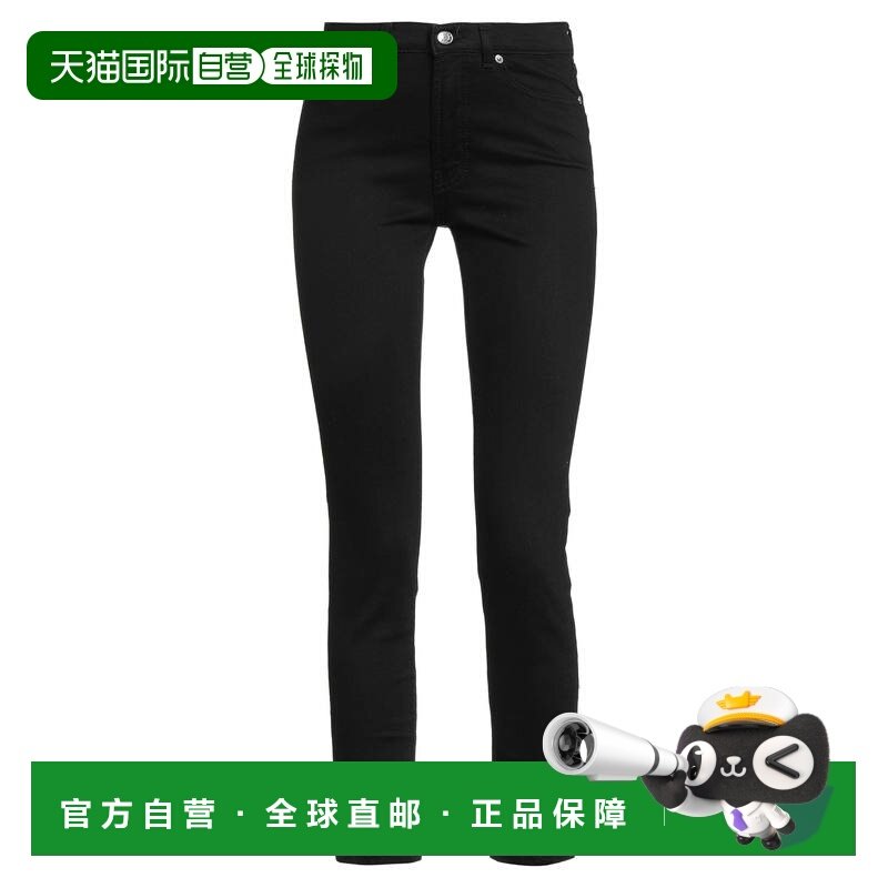潮奢 boss 雨果 女士 休闲长裤 black黑色 舒适时尚牛仔裤