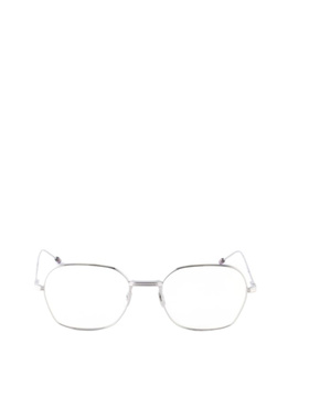 THOM BROWNE 女士眼镜 UEO945A005 SS2026 白色 几何框平光镜