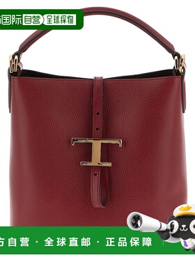 TOD'S 女士手提包 XBWTSEK0100XSOR409 AW2025 酒红色单肩包