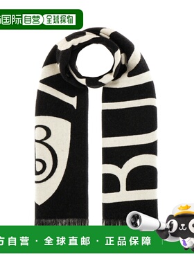 BURBERRY 女士围巾 8109563C1343 AW2025 黑色 SCIARPE & FOULARD