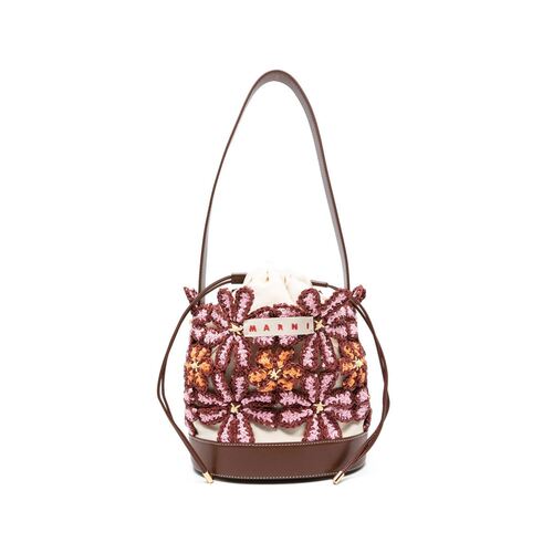 MARNI 女士单肩包 SCMP0087A0P9112ZP207 SS2026 花色水桶包