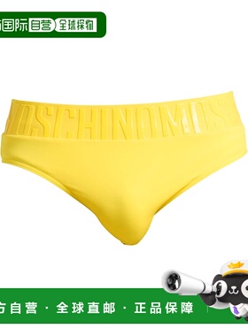 1h可退 潮奢 Moschino 莫斯奇诺 男士 泳裤 yellow黄色 舒适时尚