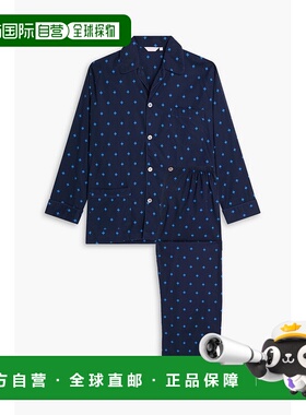 1h可退 潮奢 Derek Rose 德里克 罗斯 男士 Nelson 印花棉质睡衣