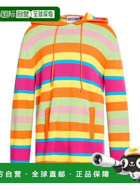 1h可退 潮奢 Moschino 莫斯奇诺 男士 毛衣 orange橙色 舒适时尚