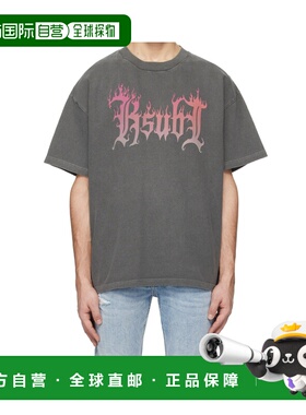 KSUBI 男士T恤 MPS25TE026BLACK SS2025 灰色 短袖T恤