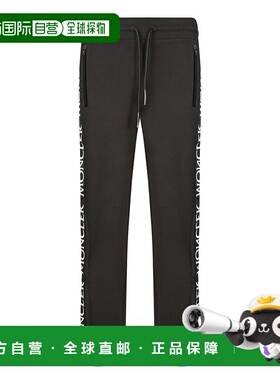 MONCLER 男士休闲裤 8H00019V8183999 AW2024 黑色 Elastic waist