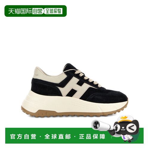 HOGAN 女士运动鞋 HXW6690FR30UL601OX SS2026 黑色老爹鞋