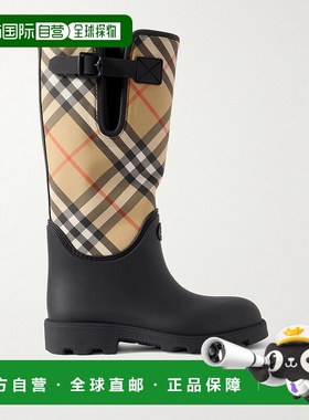 1h可退 潮奢 Burberry 巴宝莉 女士 Marsh Stamp 高筒靴 8111677