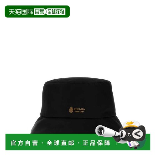 PRADA 女士帽子 1HC1372ZTAF0782 AW2026 黑色 Bl【付后1h可退】