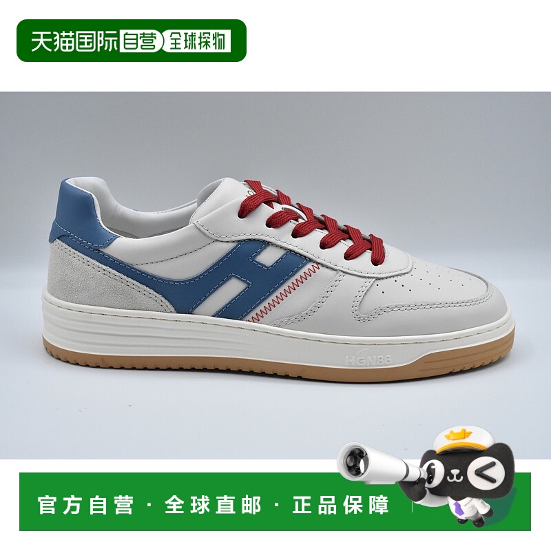 1h可退 HOGAN 男士专项运动鞋 HXM6300EU50ODZ0SA6BIANCOAZZURRO