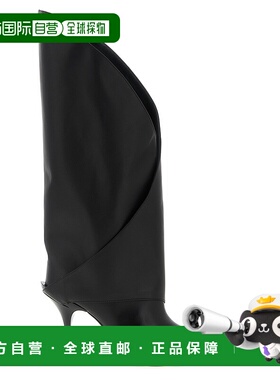 BALMAIN 女士靴子 FN1TA144LVIT0PA AW2025黑色长筒靴