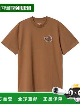 CARHARTT WIP 男士T恤 I033980HZXX AW2024 棕色 短袖T恤