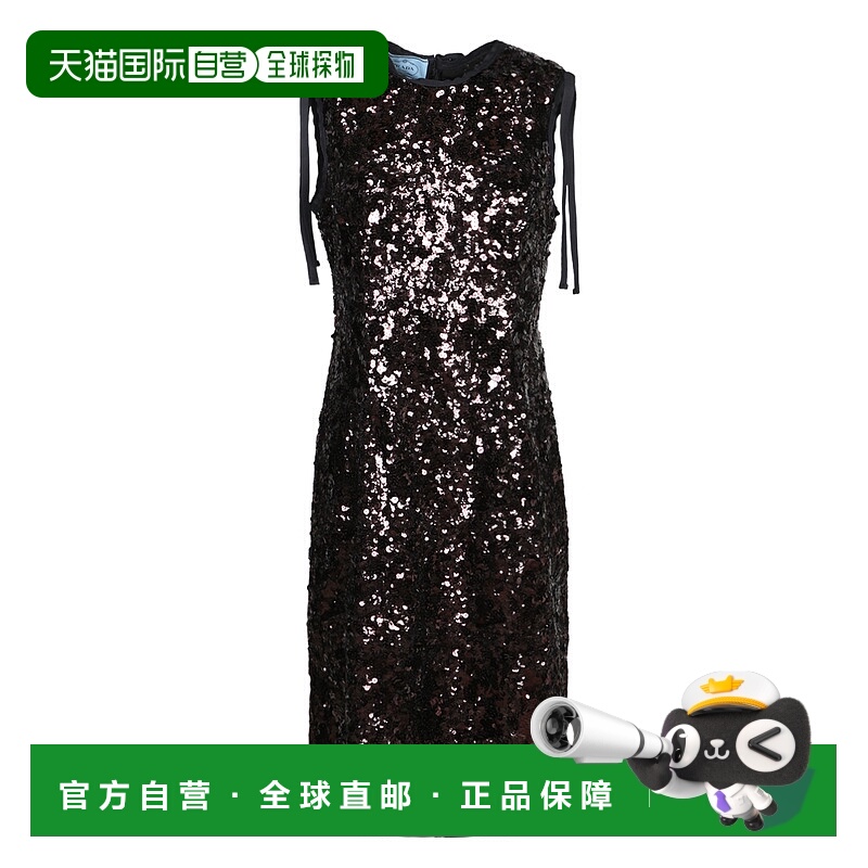 1h可退 PRADA 女士连衣裙 P3O78R176AF0051 AW2025 棕色