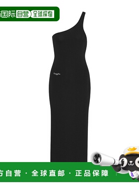 DIOR 女士连衣裙 524R23A6008X9000 SS2025 黑色 单肩连衣裙