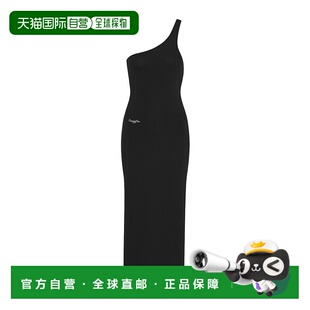 黑色 DIOR SS2025 524R23A6008X9000 单肩连衣裙 女士连衣裙