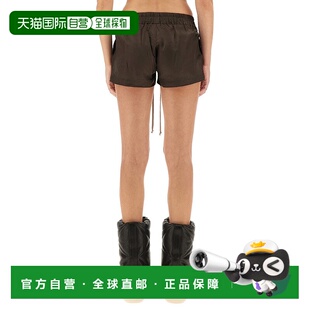 RP02E4316K78 AW2025 棕色 RICK Owens 女士短裤 Rick Fog OWENS
