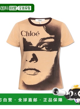 1h可退 CHLOÉ 女士T恤 CH25UJH1118981S SS2025 红色短袖