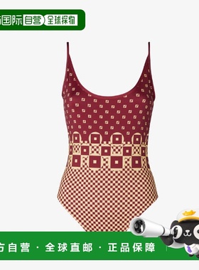 1h可退 潮奢 Fendi 芬迪 女士 CLOTHING 紫色锦纶海滩泳装 FXBA53