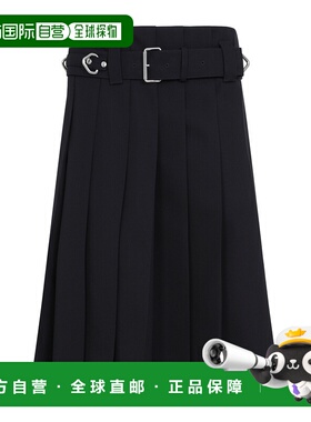 PRADA 女士半身裙 P184YH108NSOOOF0008 SS2025 蓝色a字裙