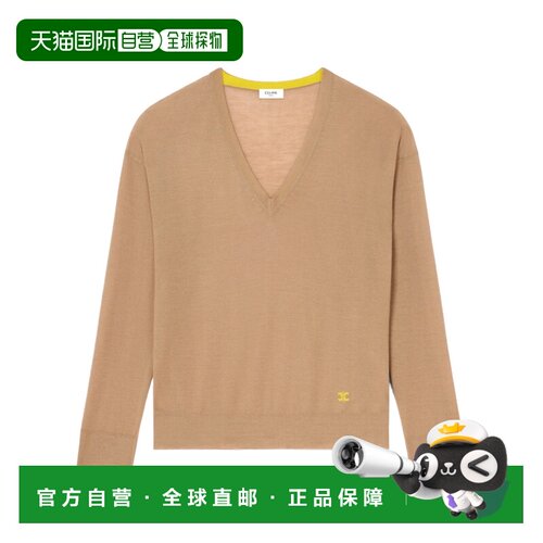 CELINE 女士针织衫 RY0UN3T2802AL AW2026 花色长袖 V领套头衫