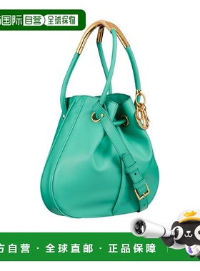 DIOR 女士斜挎包 M2312UBGQM83H AW2024 绿色 中号 Gold Hobo 单