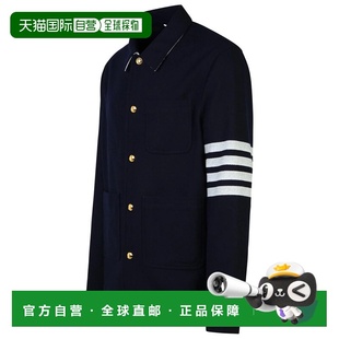 BROWNE AW2024 男士 MJO220UF0522415 深蓝色 夹克 THOM